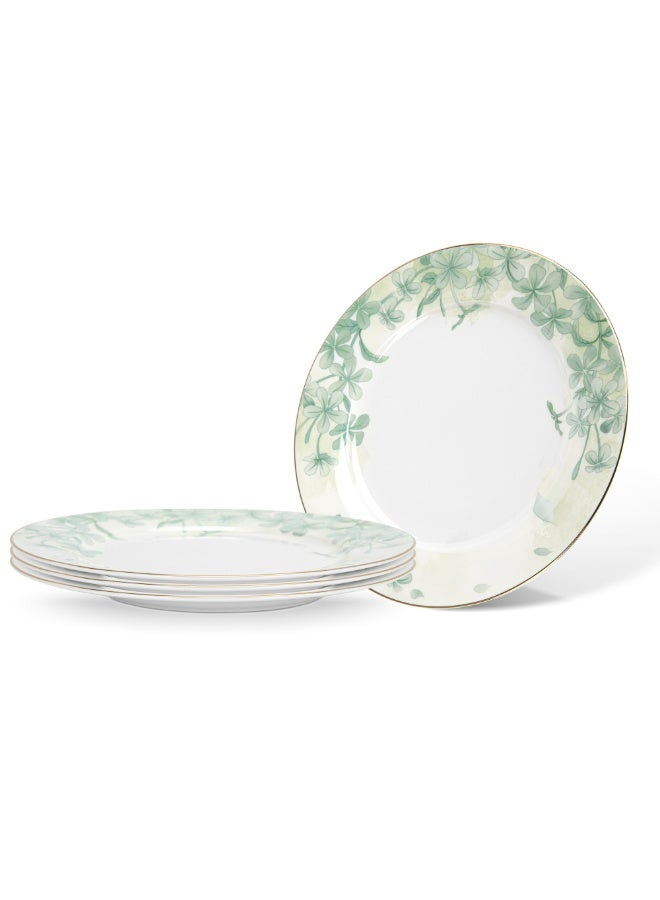 Fissman 4-Piece Plates Summer Glint 21cm (Fine Bone China) - Image 1